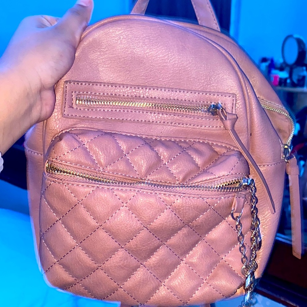 really cute pink mini backpack!